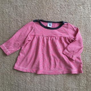 プチバトー(PETIT BATEAU)のプチバトー ボーダーカットソー(シャツ/カットソー)