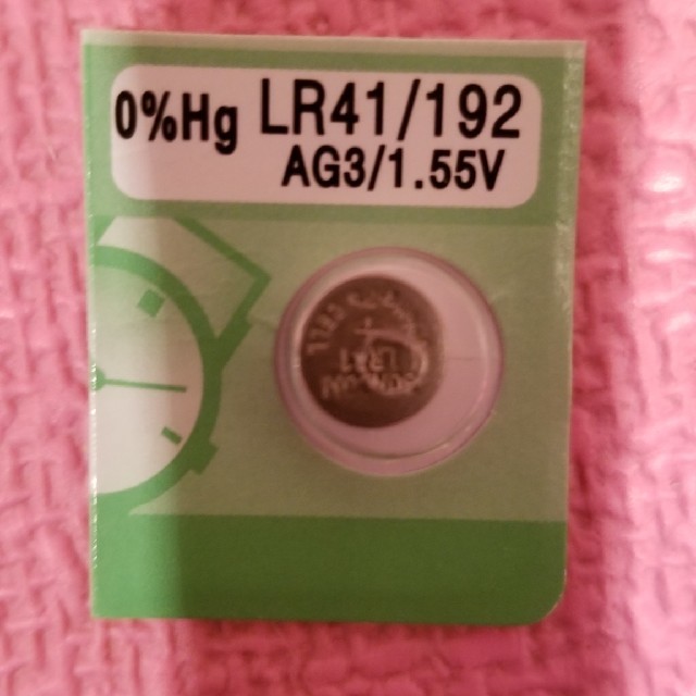 LR41/192 ボタン電池　体温計 スマホ/家電/カメラの生活家電(その他)の商品写真