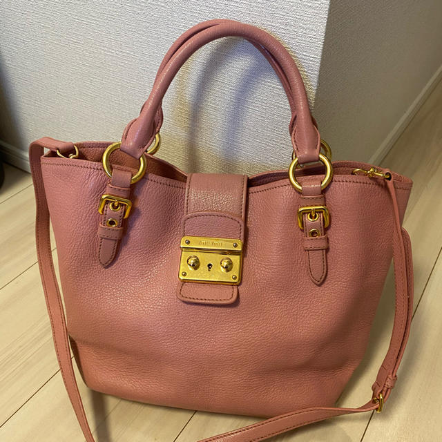 値下げ】3way miumiu バッグ - ハンドバッグ