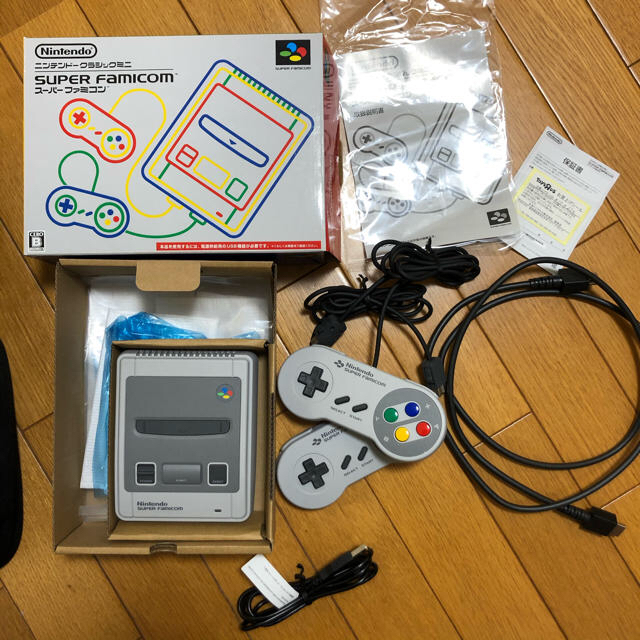 独特の素材 任天堂 【別売ACアダプター付】スーパーファミコンミニ