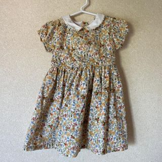 キャラメルベビー&チャイルド(Caramel baby&child )のlittle cotton clothes 花柄 ワンピース 18-24m(ワンピース)