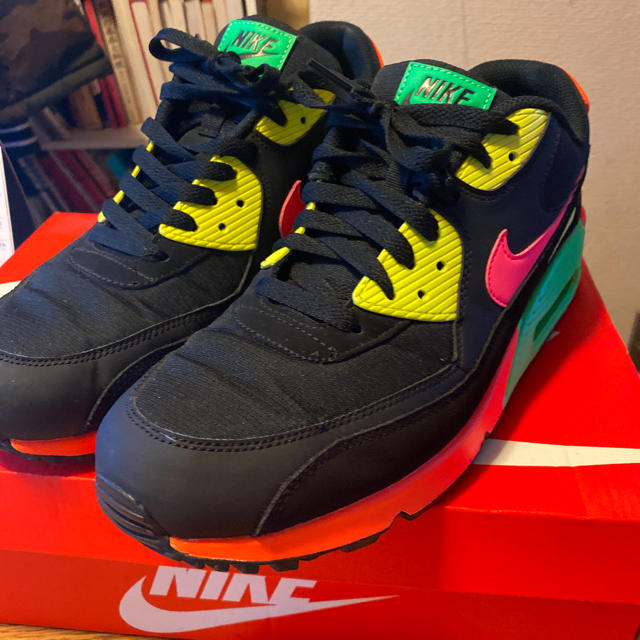 メンズNIKE AIR MAX90ネオン28.5センチ