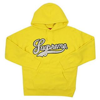 シュプリーム(Supreme)のStudded Leather Script HoodedSweatshirt (パーカー)