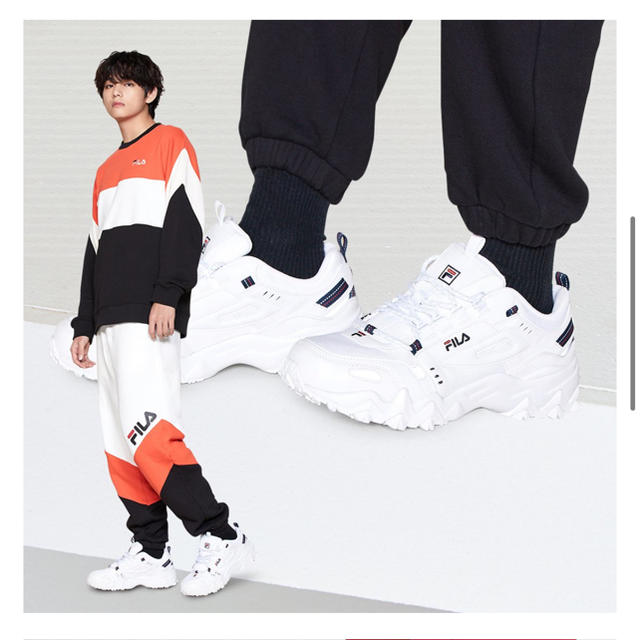 BTS FILA コラボスニーカー　テヒョン