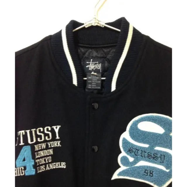 STUSSY(ステューシー)のstussy ストゥーシー　スタジャン　big4 90s メンズのジャケット/アウター(スタジャン)の商品写真