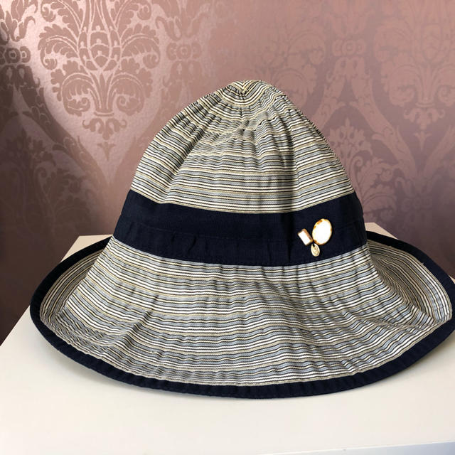 TOPKAPI(トプカピ)のトプカピ ボーダー帽子 レディースの帽子(麦わら帽子/ストローハット)の商品写真