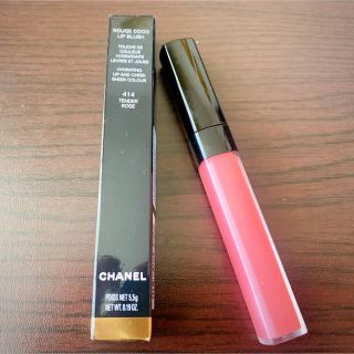 シャネル(CHANEL)のCHANEL ルージュココ リップ ブラッシュ 414(リップグロス)