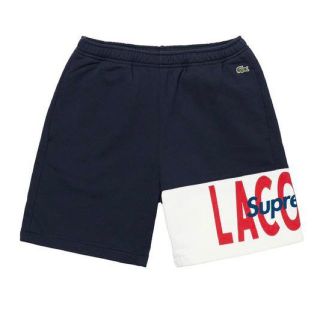 シュプリーム(Supreme)のsupreme×Lacoste Logo Panel Sweatshort(ショートパンツ)