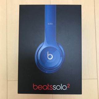 ビーツバイドクタードレ(Beats by Dr Dre)のbeats solo2 ブルー　ヘッドホン(ヘッドフォン/イヤフォン)