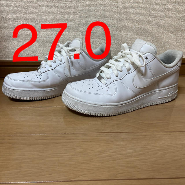 NIKE(ナイキ)の【27.0】NIKE AIR FORCE 1 07 エアフォース 1 メンズの靴/シューズ(スニーカー)の商品写真