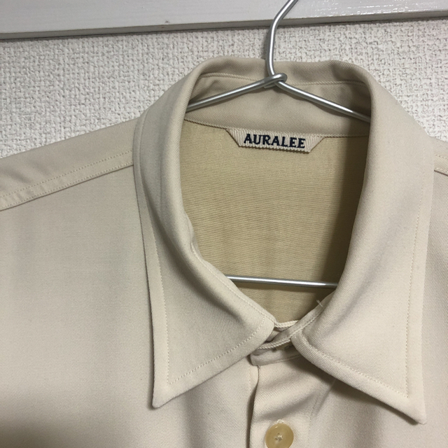 AURALEE 19AW ウールマックスギャバジンシャツ 3