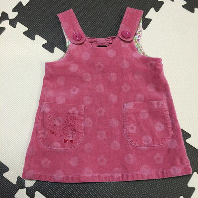 KP(ニットプランナー)の【90】KP  コーデュロイワンピ キッズ/ベビー/マタニティのキッズ服女の子用(90cm~)(ワンピース)の商品写真