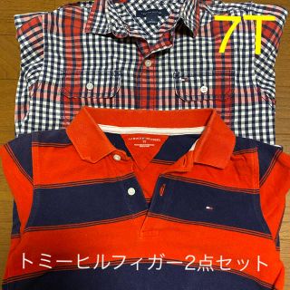 トミーヒルフィガー(TOMMY HILFIGER)のトミーヒルフィガー半袖ポロシャツ☆長袖ブラウス2枚セット(Tシャツ/カットソー)