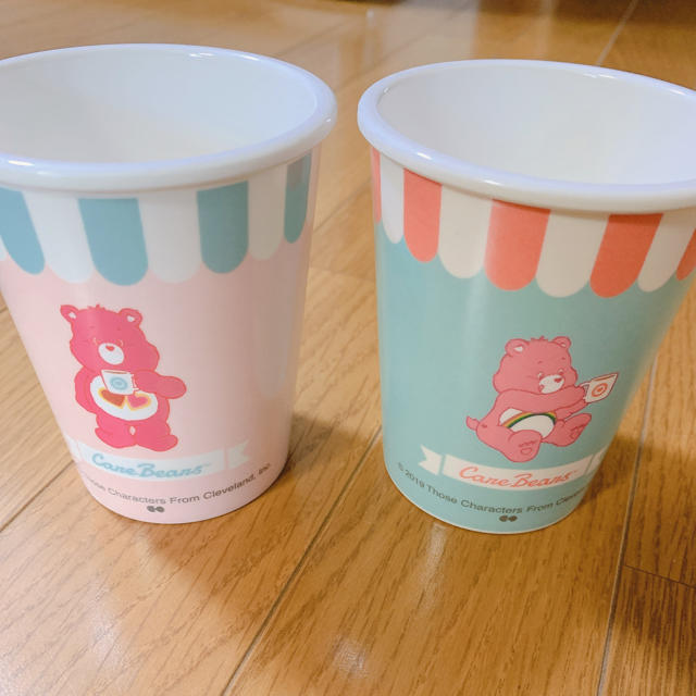 CareBears(ケアベア)のケアベア　コップ2点セット インテリア/住まい/日用品のキッチン/食器(グラス/カップ)の商品写真