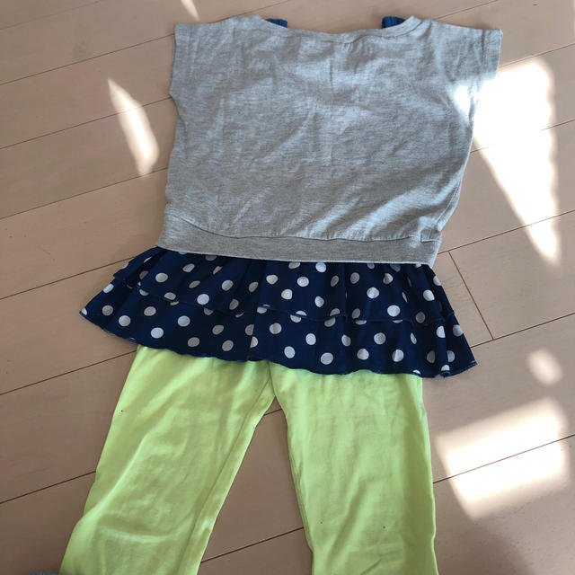 ANAP Kids(アナップキッズ)のANAP kids ドッキングTシャツ　OLDNAVYレギンス100 キッズ/ベビー/マタニティのキッズ服女の子用(90cm~)(その他)の商品写真