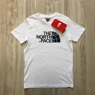 ザノースフェイス(THE NORTH FACE)の【海外限定】ノースフェイス　キッズ　カモフラ　ロゴTシャツ　ホワイト　140cm(Tシャツ/カットソー)