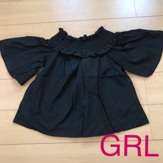 グレイル(GRL)のGRL❤オフショルチュニック❤(カットソー(半袖/袖なし))