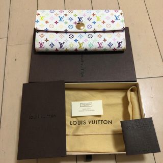 ルイヴィトン(LOUIS VUITTON)の1度使用のみ　パリ本店購入　マルチカラー長財布(財布)