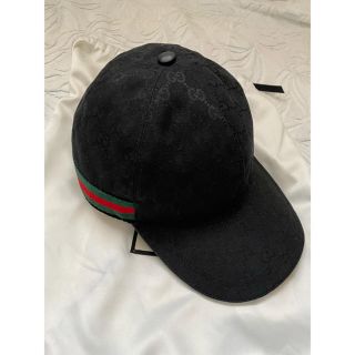 グッチ(Gucci)のGUCCI CAP XL BLACK(キャップ)