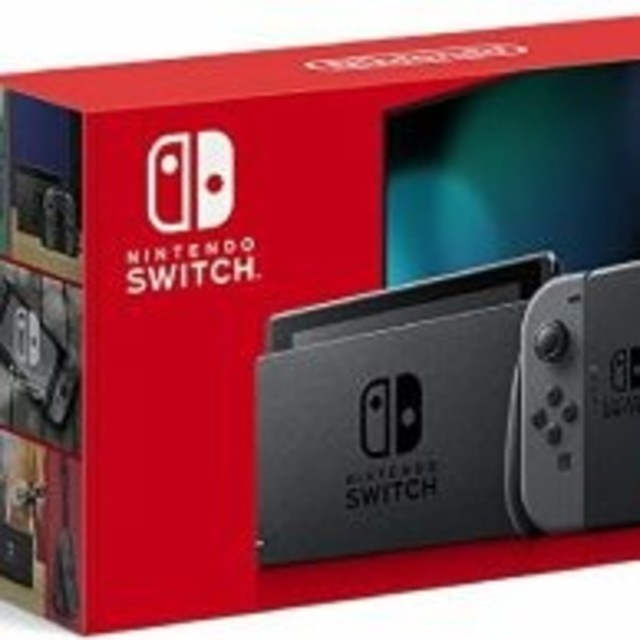 任天堂(ニンテンドウ)のNintendo Switch グレー(新モデル) エンタメ/ホビーのゲームソフト/ゲーム機本体(家庭用ゲーム機本体)の商品写真