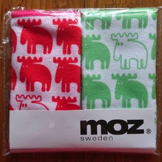 モス(MOS)のクロス  moz ループ付ディシュクロス2枚組(収納/キッチン雑貨)