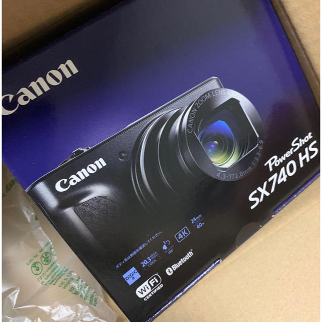 新品!未開封!Canon PowerShot SX740 HS　ブラック