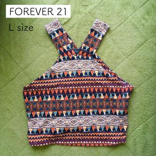 フォーエバートゥエンティーワン(FOREVER 21)のエスニック柄 トップス(タンクトップ)