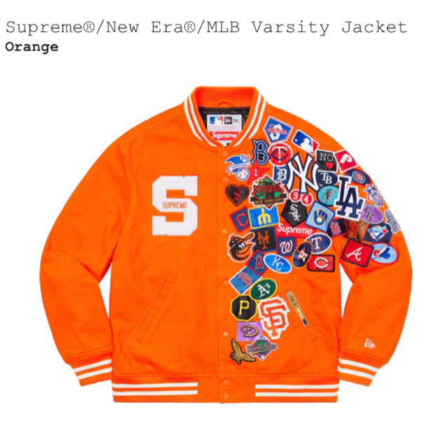 Supreme(シュプリーム)の新品 Supreme New Era MLB Varsity Jacket メンズのジャケット/アウター(スタジャン)の商品写真