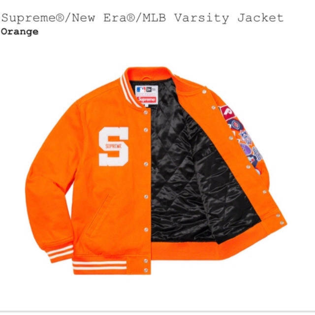 値下げ Supreme New Era MLB Varsity Jacket