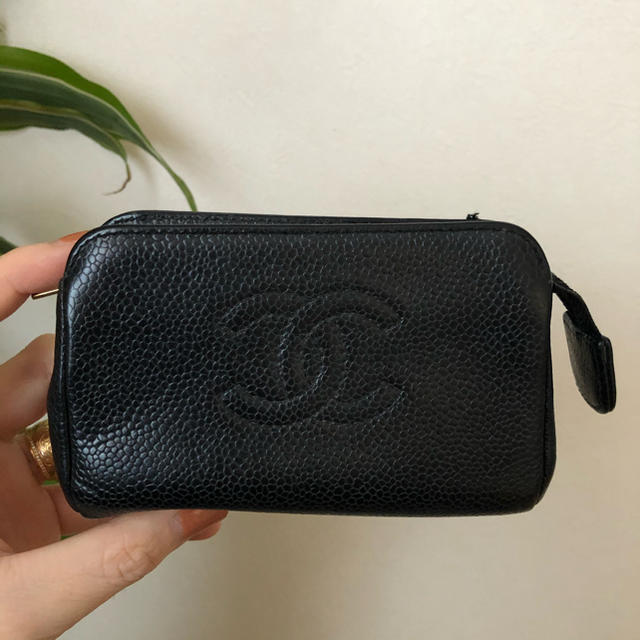 美品✨CHANELミニポーチ - ポーチ