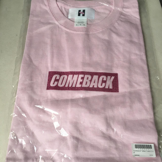 AKB48(エーケービーフォーティーエイト)の22Market Tシャツ COMEBACK XL レディースのトップス(Tシャツ(半袖/袖なし))の商品写真