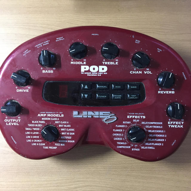 POD ver2.0 輸入品（ACアダプター付き） 楽器のレコーディング/PA機器(エフェクター)の商品写真