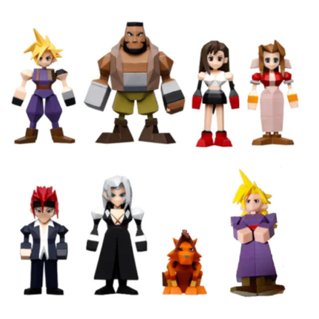 ff7  発売記念くじ G賞 フィギュア8体セット ファイナルファンタジー