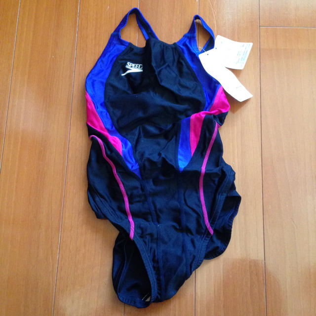 MIZUNO(ミズノ)のミズノ 女児水泳水着・水泳帽セット キッズ/ベビー/マタニティのキッズ服女の子用(90cm~)(水着)の商品写真