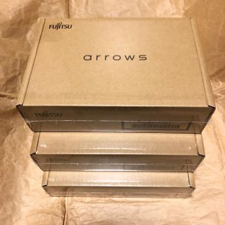 フジツウ(富士通)の富士通 arrows M03 SIMフリー版 ピンク ホワイト(スマートフォン本体)