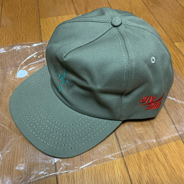 【美品】travis scott cap Nike スウッシュ