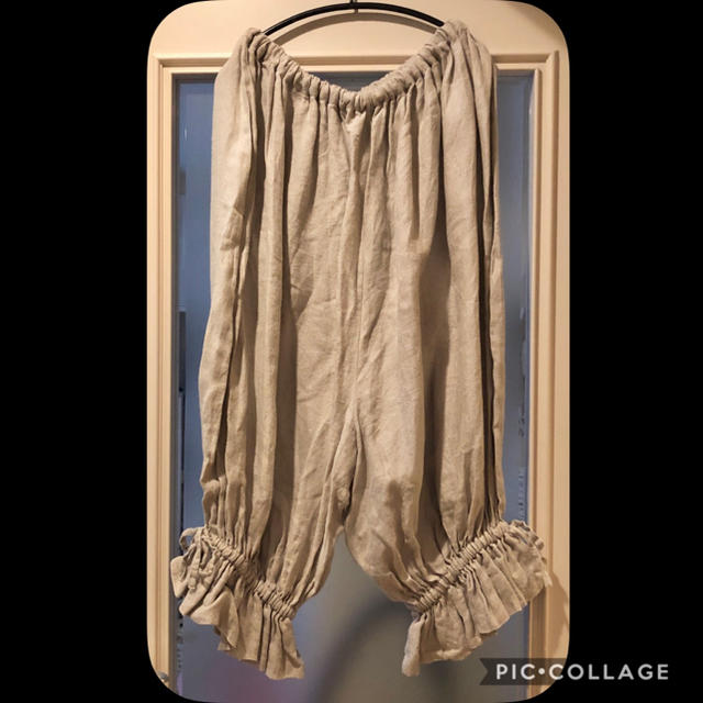 kosatofuku ベルギーリネンのドロワーズパンツ トップ ybsoul.co.il