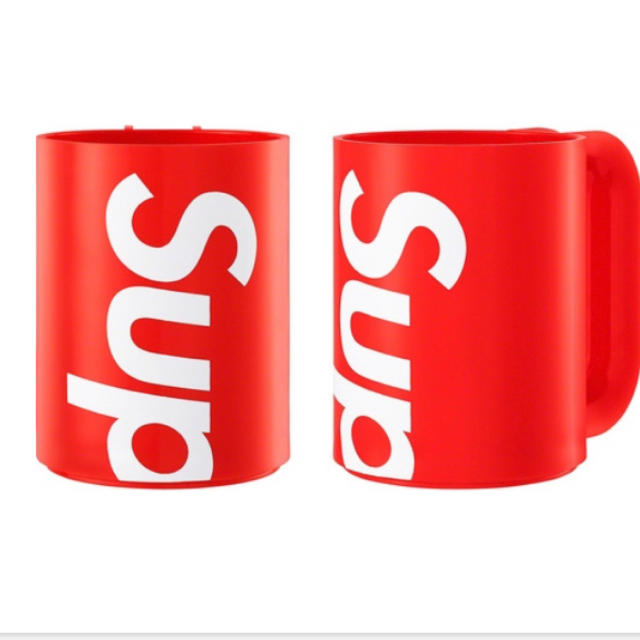 Supreme Heller Mugs (Set of 2) Clear