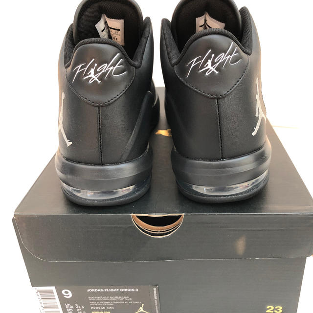 NIKE(ナイキ)のNIKE JORDAN FLIGHT ORIGIN 3 ブラック 27センチ メンズの靴/シューズ(スニーカー)の商品写真