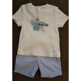 プチバトー(PETIT BATEAU)のプチバトー Tシャツ半パンセット 86(その他)