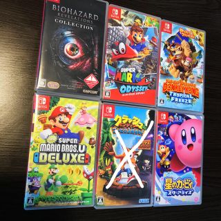 ニンテンドースイッチ(Nintendo Switch)のSwitchソフト5点 まとめ売り(家庭用ゲームソフト)