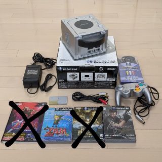 ニンテンドーゲームキューブ(ニンテンドーゲームキューブ)のニンテンドー ゲームキューブ＋ソフト2本(家庭用ゲーム機本体)