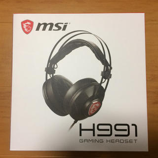 MSI H991 ゲーミングヘッドホン ヘッドセット(ヘッドフォン/イヤフォン)