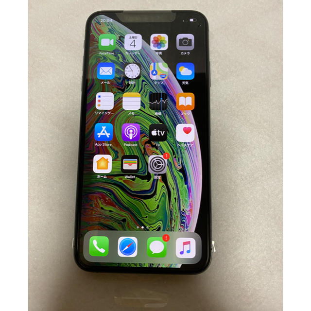 新品未使用 au iPhone XS MAX 256GB スペースグレイ