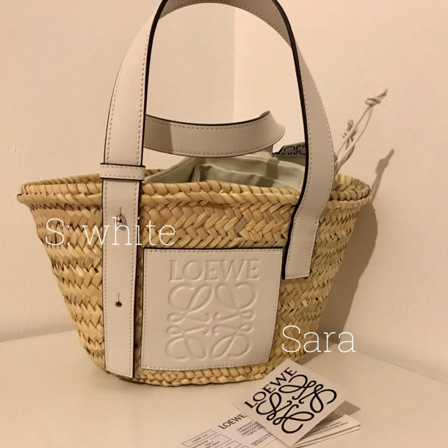 LOEWE - Loewe カゴバック S ホワイトの通販 by Sara no omise|ロエベ