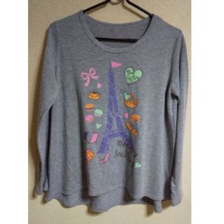 ベルメゾン(ベルメゾン)の女の子　長袖AラインＴシャツ　１５０(Tシャツ/カットソー)