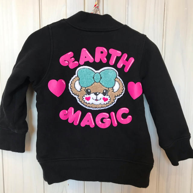 EARTHMAGIC(アースマジック)のアースマジック   ブルゾン キッズ/ベビー/マタニティのキッズ服女の子用(90cm~)(ジャケット/上着)の商品写真