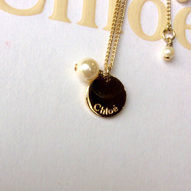 Chloe(クロエ)のChloe❤︎パールネックレス レディースのアクセサリー(ネックレス)の商品写真