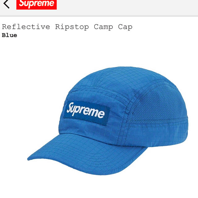 Reflective Ripstop Camp Cap COLOR/Blueのサムネイル