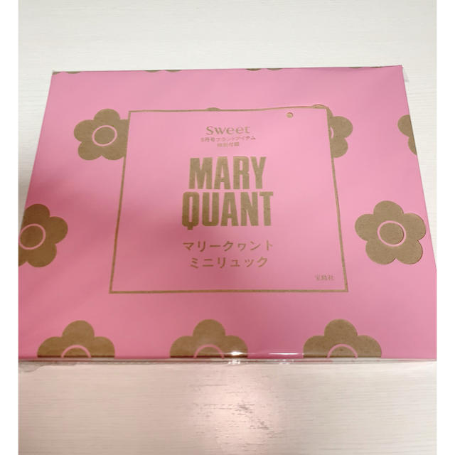 MARY QUANT(マリークワント)のsweet 5月　特別付録　マリークヮント　ミニリュック レディースのバッグ(リュック/バックパック)の商品写真